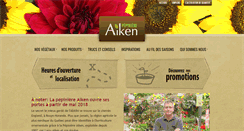 Desktop Screenshot of pepiniereaiken.com