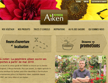 Tablet Screenshot of pepiniereaiken.com